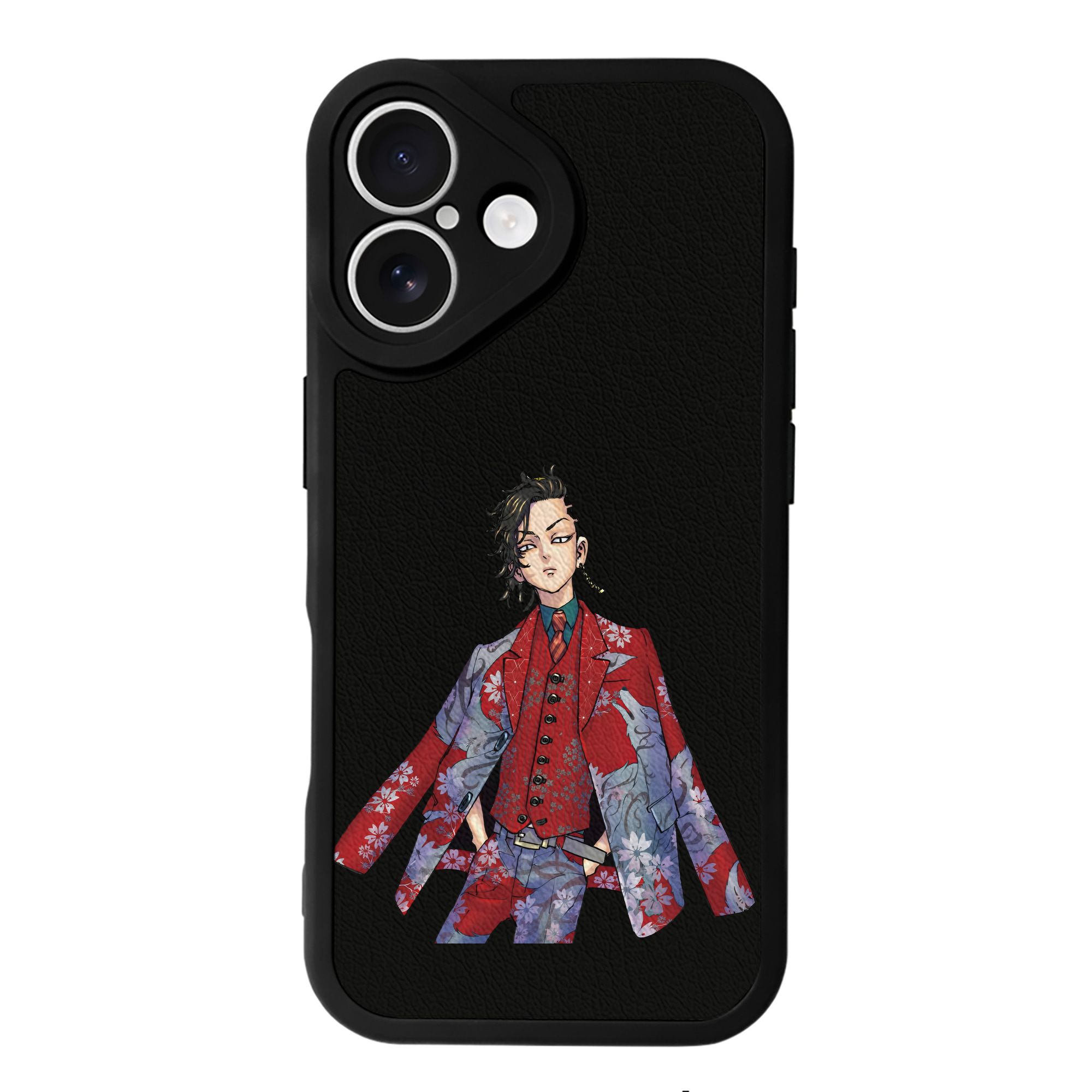 （画像用） 東京リベンジャーズ Tokyo Revengers 【iPhone 16シリーズ対応】シリコンスマホケース（レザー調） 材質：シリコン